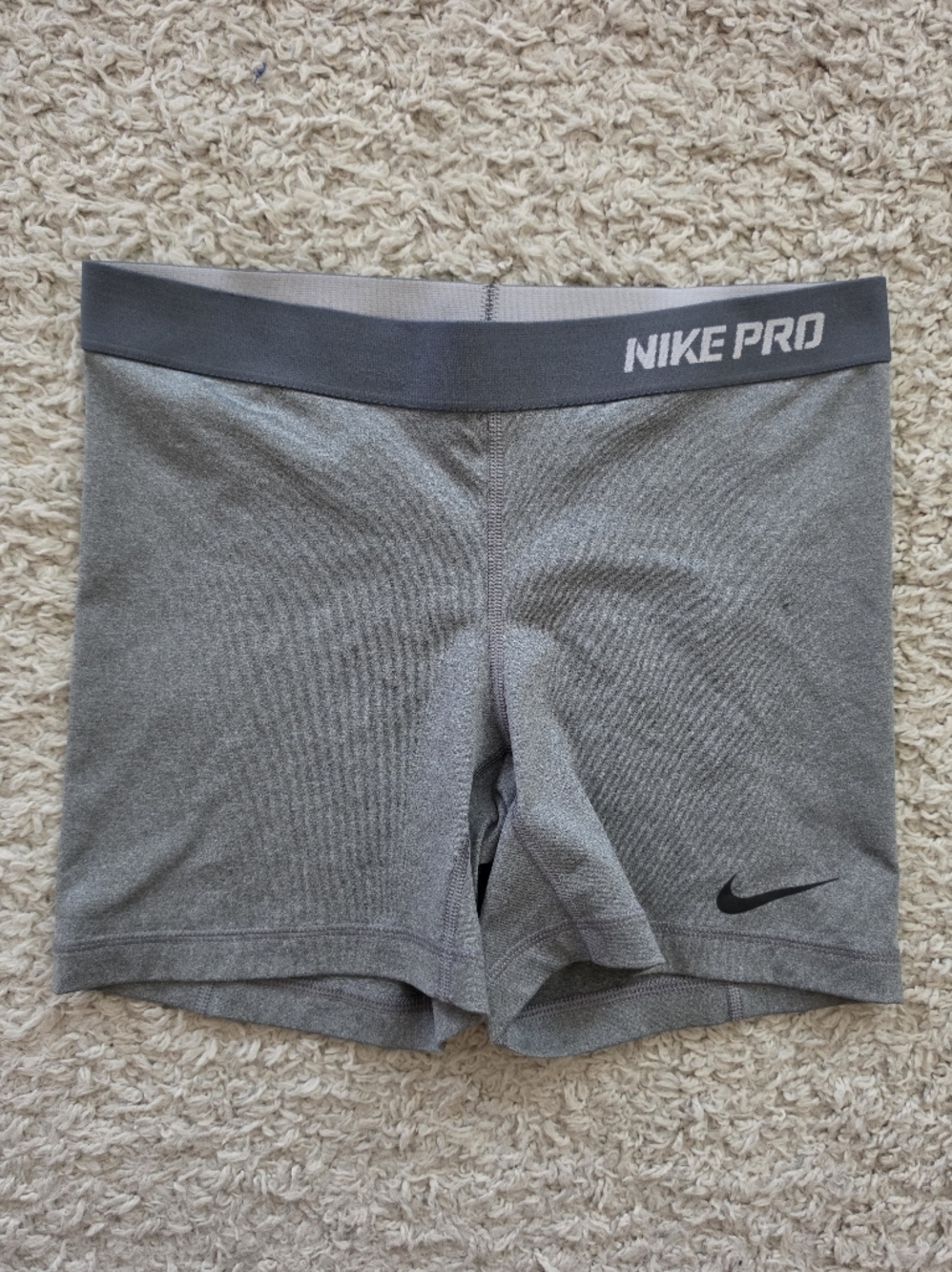 Nike Grey Performance Compression Shorts